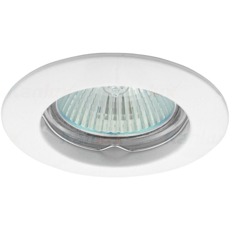 foto del prodotto porta faretto incasso vidi fisso gx5,3 bianco foro 60 mm tondo
