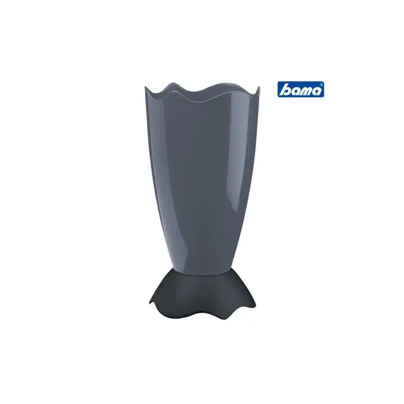 foto del prodotto porta ombrelli ombrello a cilindro in plastica per casa colore grigio bama