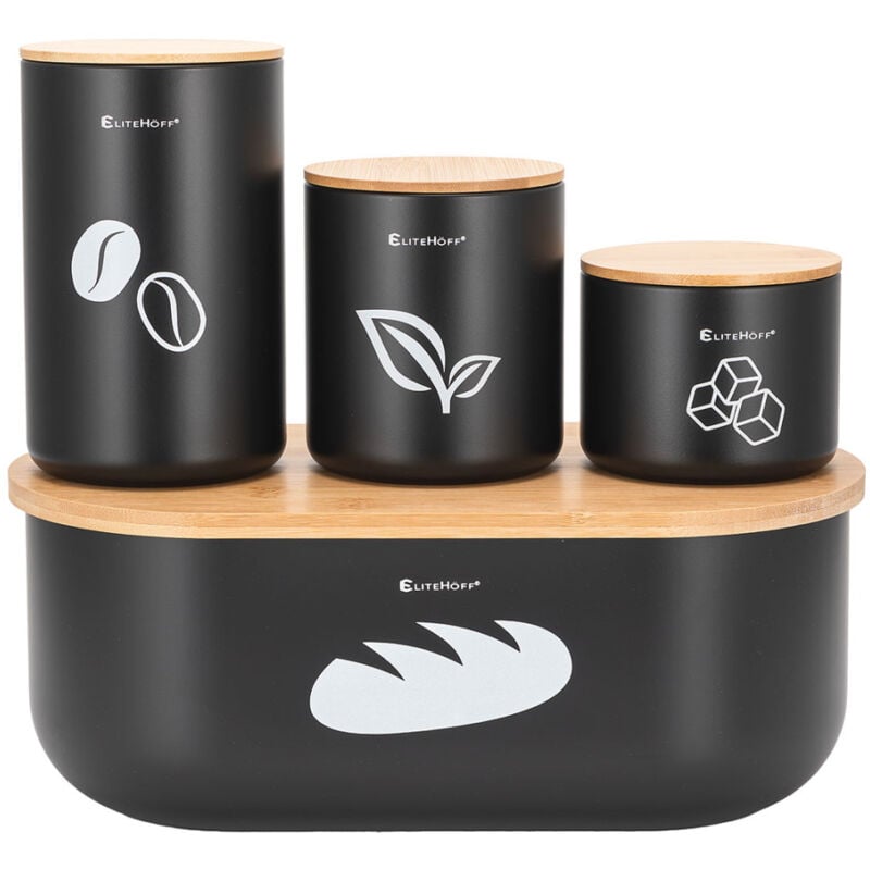 foto del prodotto porta pane con set di contenitori e-6060