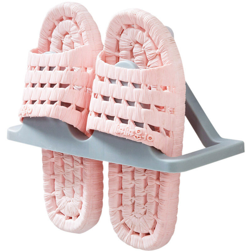 foto del prodotto porta pantofole da bagno portaoggetti da parete per wc tipo di chiodo per punzonatura gratuito portaoggetti per scarpe salvaspazio artefatto