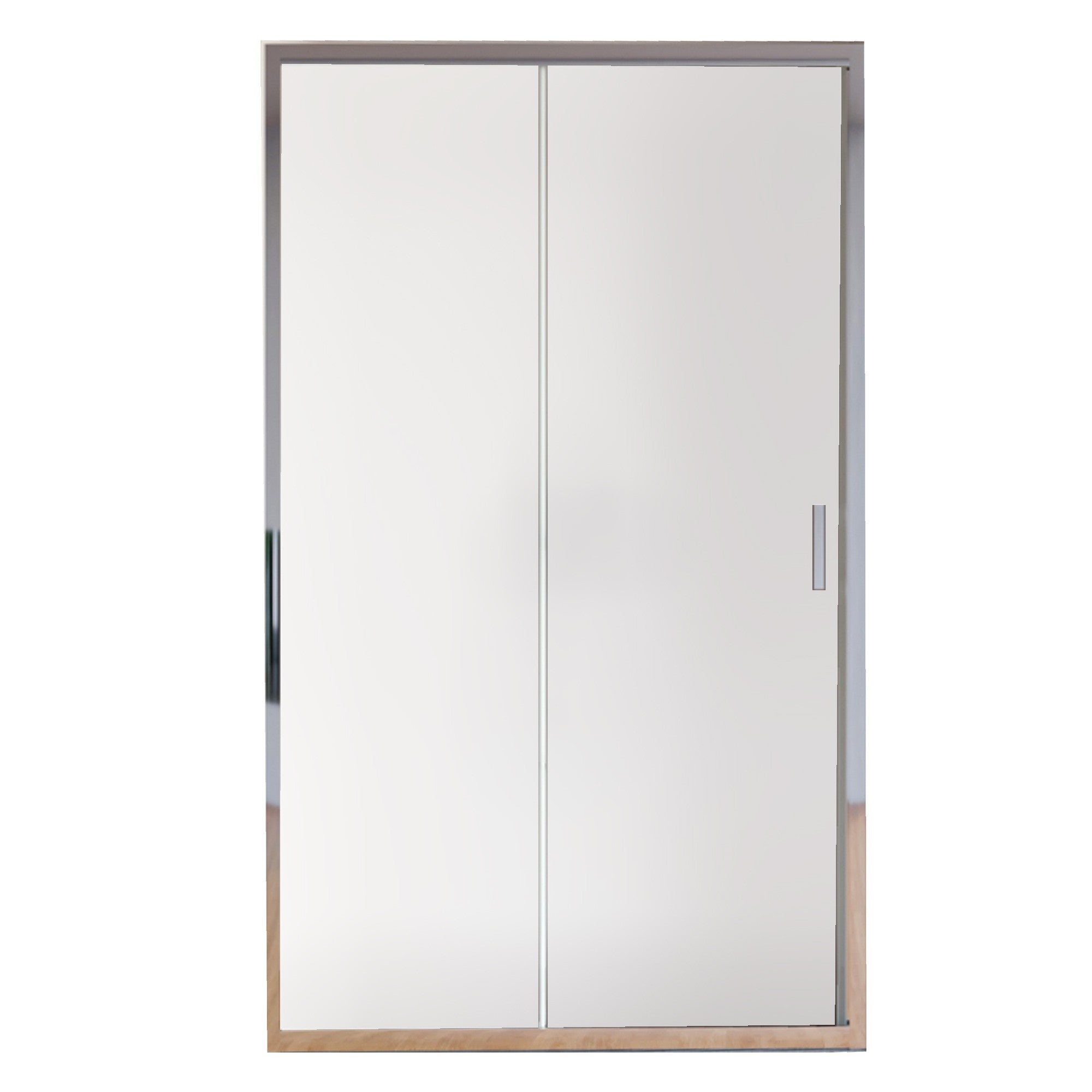 foto del prodotto porta parete doccia 124 cm 1 anta scorrevole in cristallo opaco 6mm h195 bonussi tosca