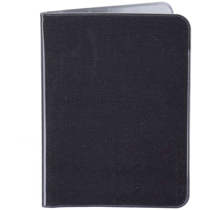 foto del prodotto porta passaporto in pvc stampato cina nero tendance