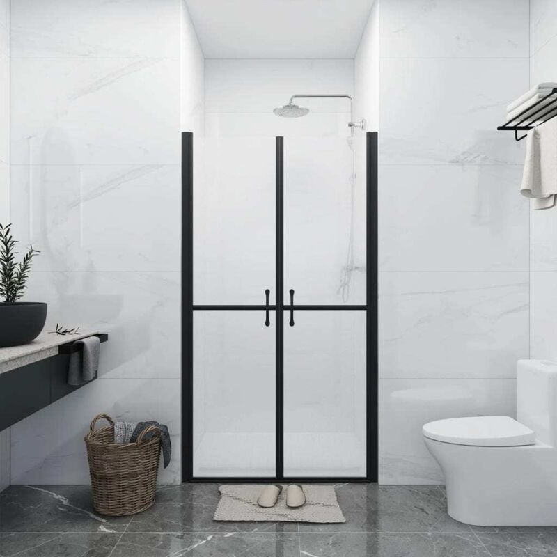 foto del prodotto porta per doccia in esg satinato 78 81 x190 cm vidaxl