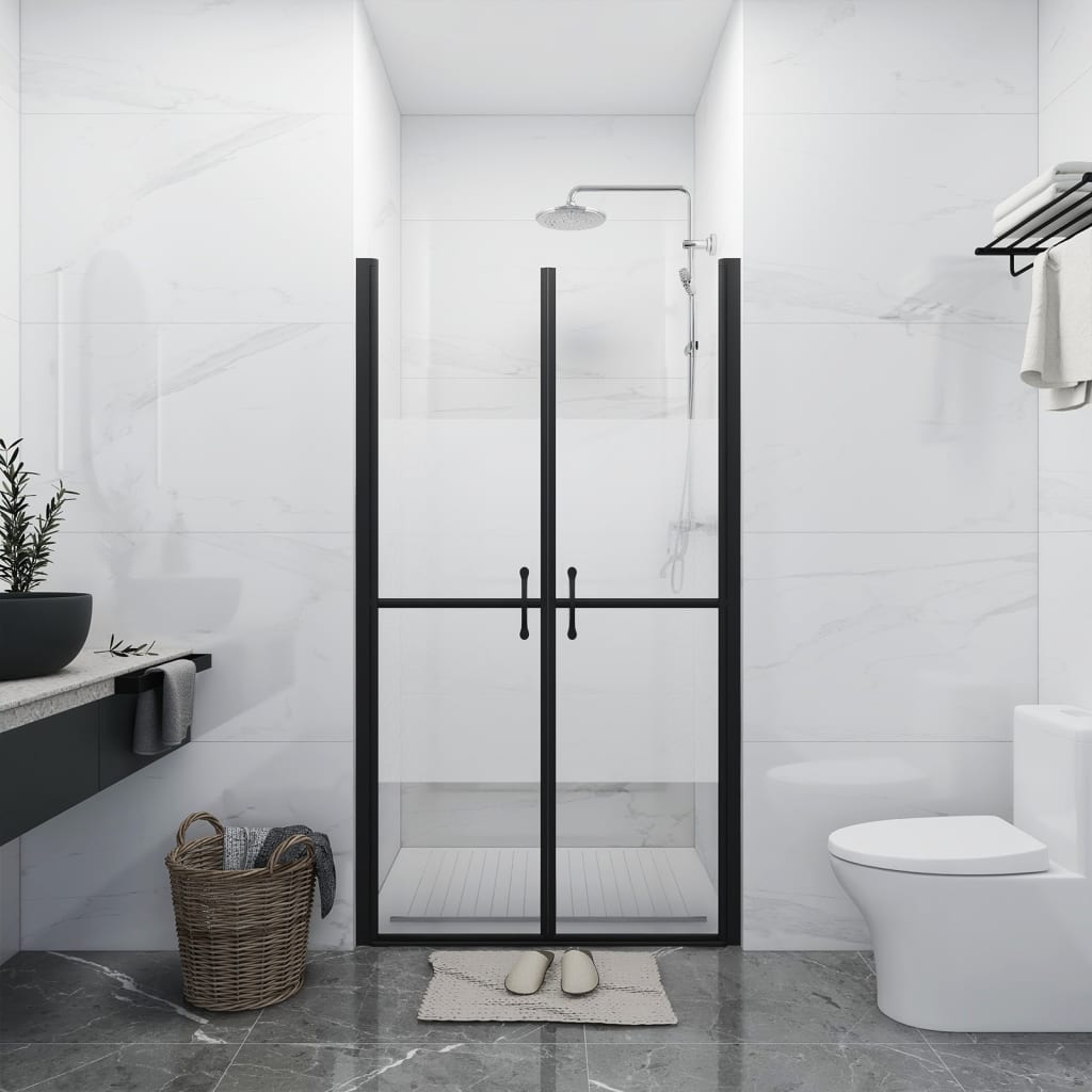 foto del prodotto porta per doccia in esg semi satinato 78 81 x190 cm