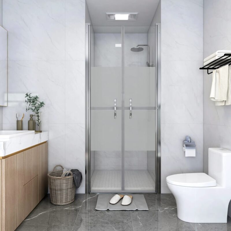 foto del prodotto porta per doccia in esg semi satinato 96x190 cm vidaxl