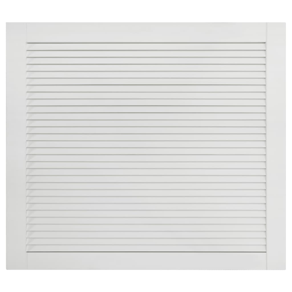 foto del prodotto porta persiana in legno massello di pino, porta dell 39 armadio, rivestimento per porta dell 39 armadio, guardaroba, paravento, bianco 39,5 x 49,4 cm 02 0003879