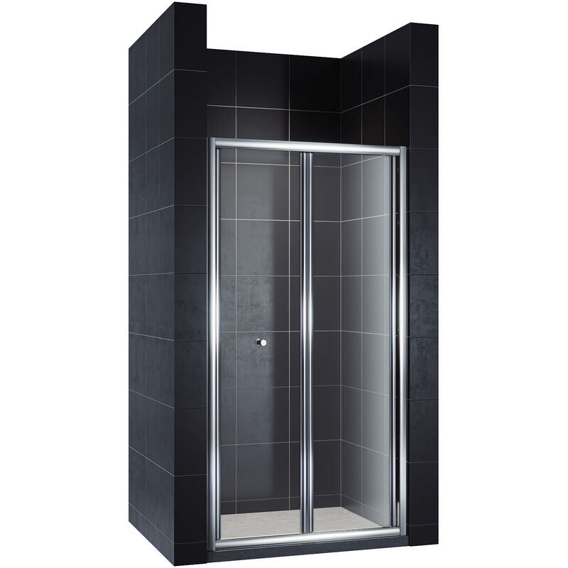 foto del prodotto porta pieghevole cabina doccia porta doccia schermo doccia pieghevole 90x185cm sonni