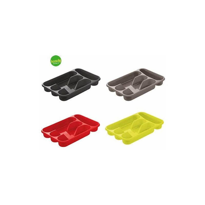 foto del prodotto porta posate 4 posti veca rettangolare plastica colori assortiti