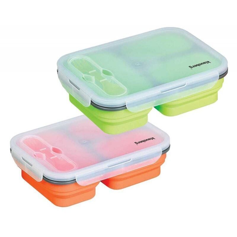 foto del prodotto porta pranzo pieghevole in silicone klausberg kb-7024