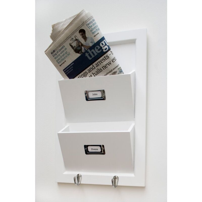 foto del prodotto porta riviste laccato bianco 80x480x310 kimono