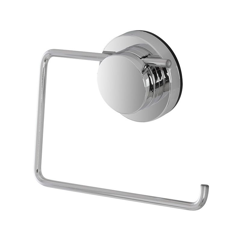 foto del prodotto porta rotolo a parete con ventosa in acciaio cromo serie dinamik