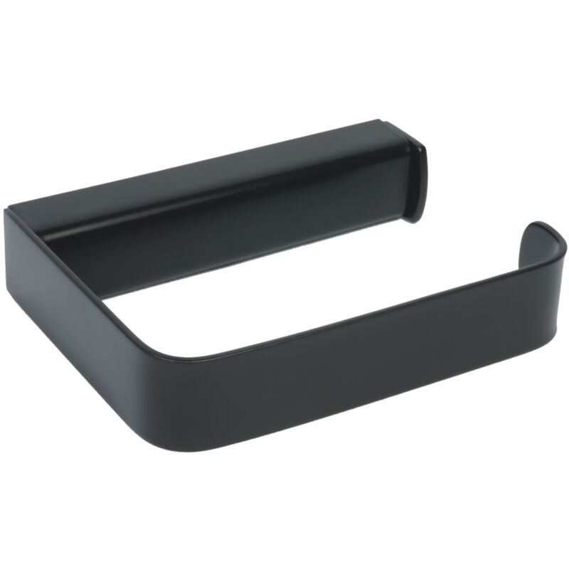 foto del prodotto porta rotolo aperto a muro in acciaio nero opaco mod. 25 black