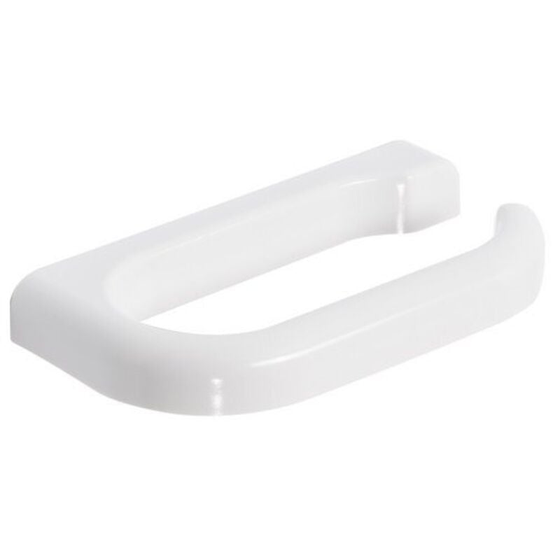 foto del prodotto porta rotolo aperto da parete bianco in termoindurente e abs mod. linea metaform