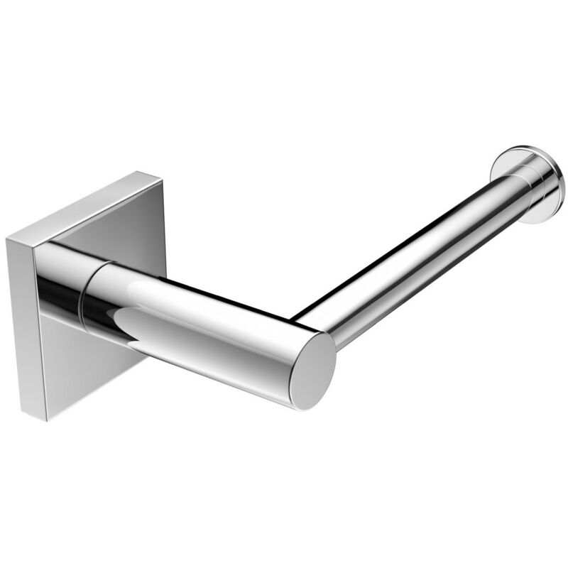 foto del prodotto porta rotolo aperto da parete cromo in ottone cromato mod. suite metaform