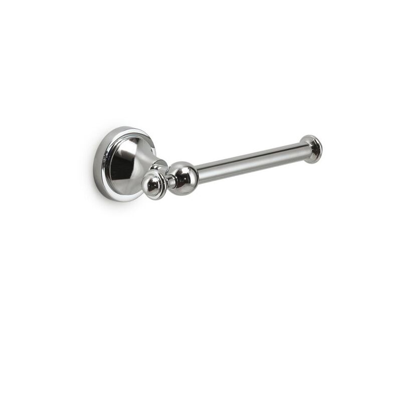 foto del prodotto porta rotolo in acciaio inox cromato modello nevis dim. cm lxpxh 20,4x8,2x6 cromato gedy