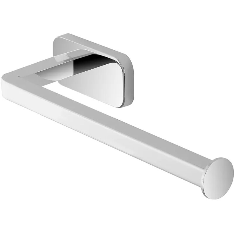 foto del prodotto porta salviette a muro 25 cm in acciaio inox con doppio fissaggio