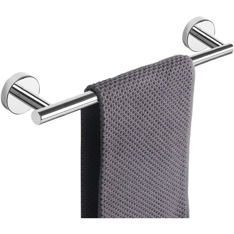 foto del prodotto porta salviette da bagno 40cm in sus304 acciaio inox porta asciugamano a parete portasciugamani moderno cromo