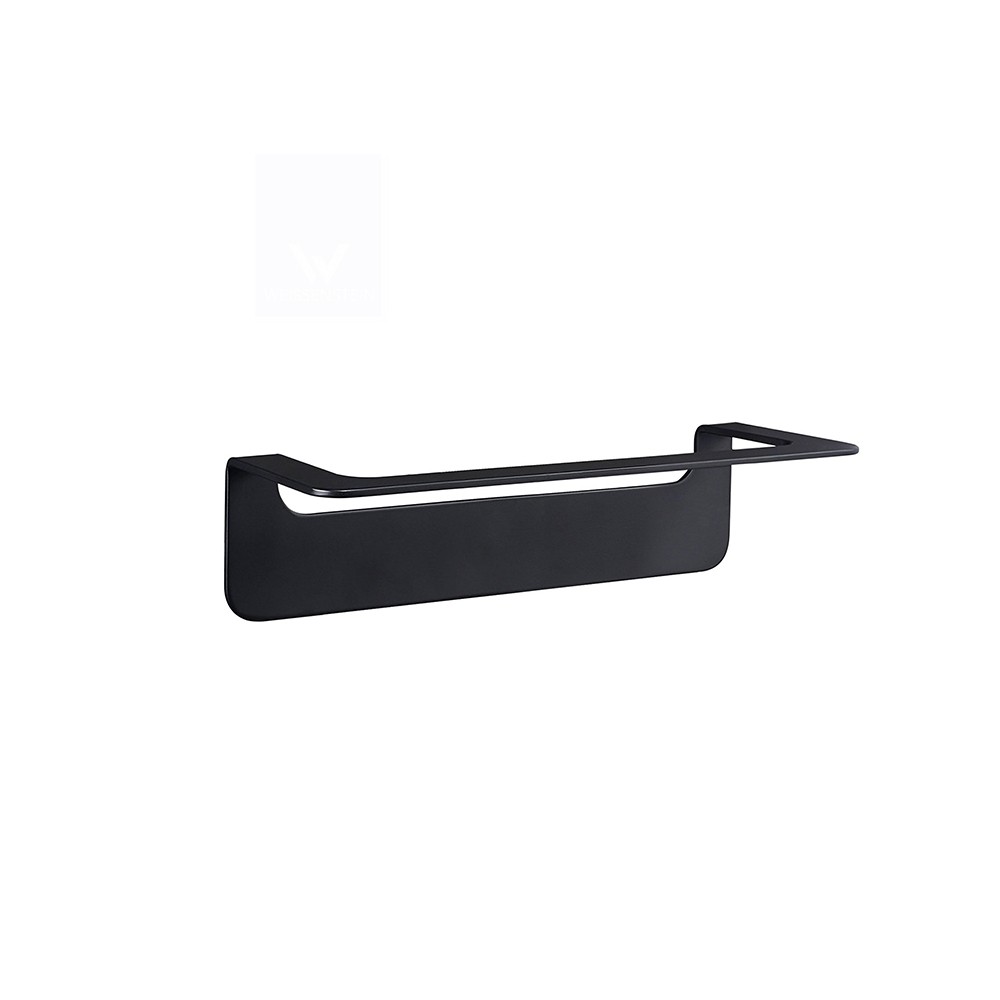 foto del prodotto porta salviette nero da 30 cm serie skyline fissaggio biadesivo o incollo