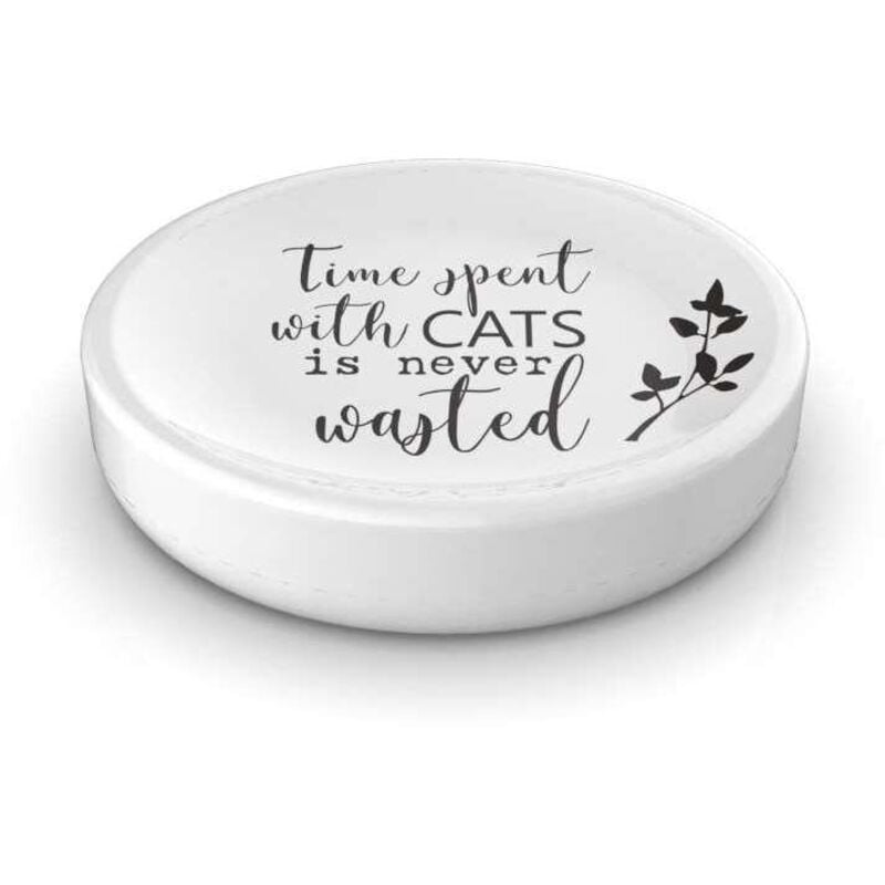 foto del prodotto porta sapone da appoggio bianco in ceramica mod. cats metaform