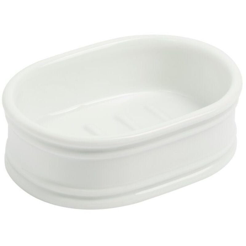 foto del prodotto porta sapone da appoggio bianco in porcellana mod. impero metaform