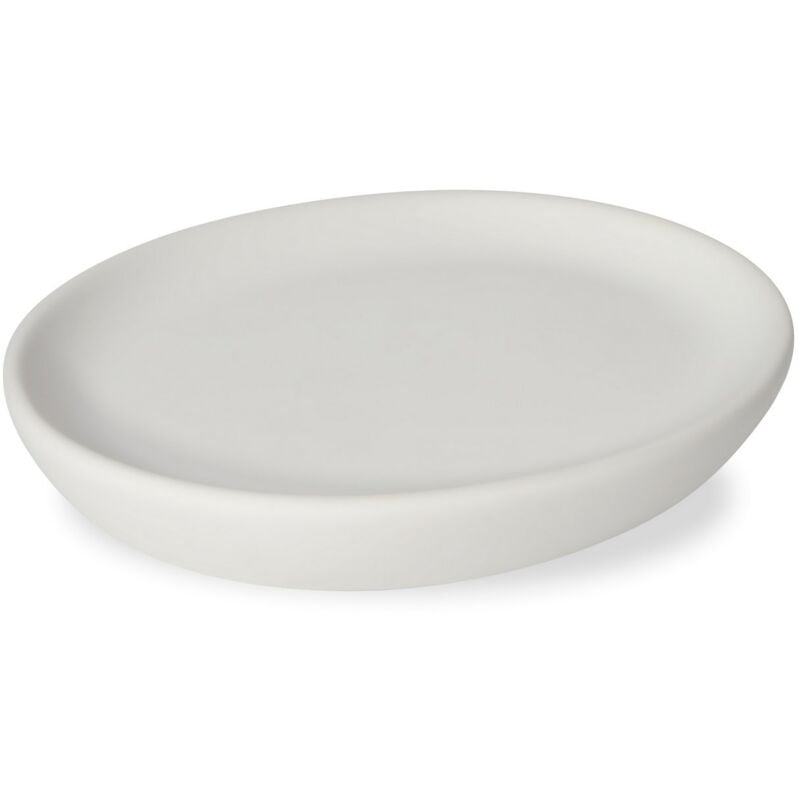 foto del prodotto porta sapone da appoggio bianco piattino mod. chloe