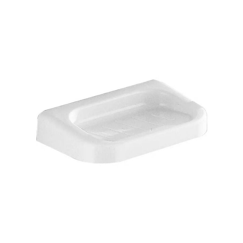 foto del prodotto porta sapone da parete in resina termoindurente modello darios dim. cm lxpxh 18x11,5x3,5 gedy