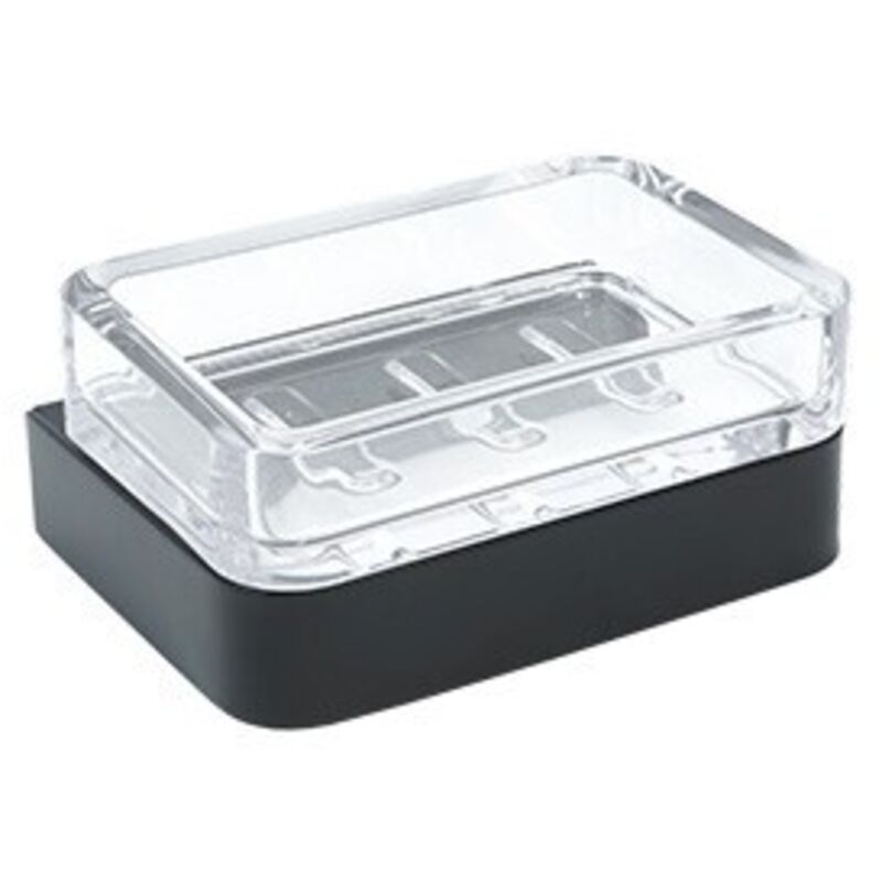 foto del prodotto porta sapone mod. 25 nero cm 12,5 x h. 5 x 10,2