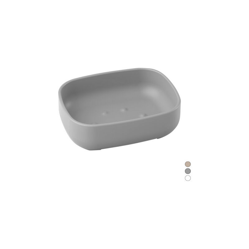 foto del prodotto porta sapone pod nero cm 11,5 x h.3 x 9