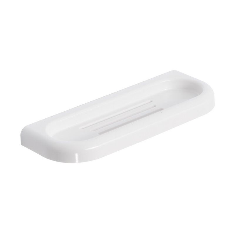 foto del prodotto porta sapone porta spugna da parete bianco in termoindurente e abs mod. linea metaform