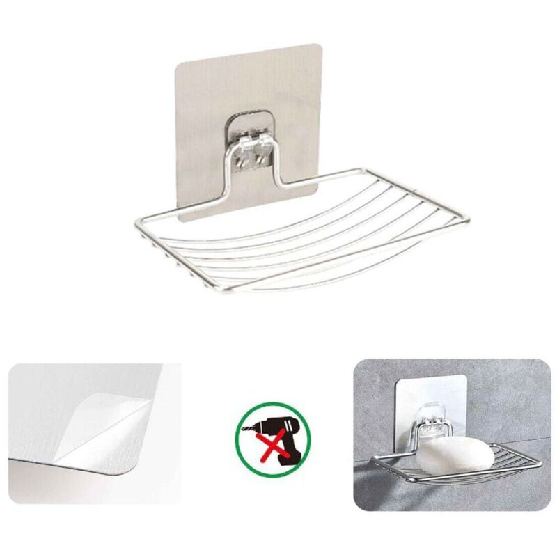 foto del prodotto porta saponetta portasapone sapone supporto arredo casa adesivo 03483