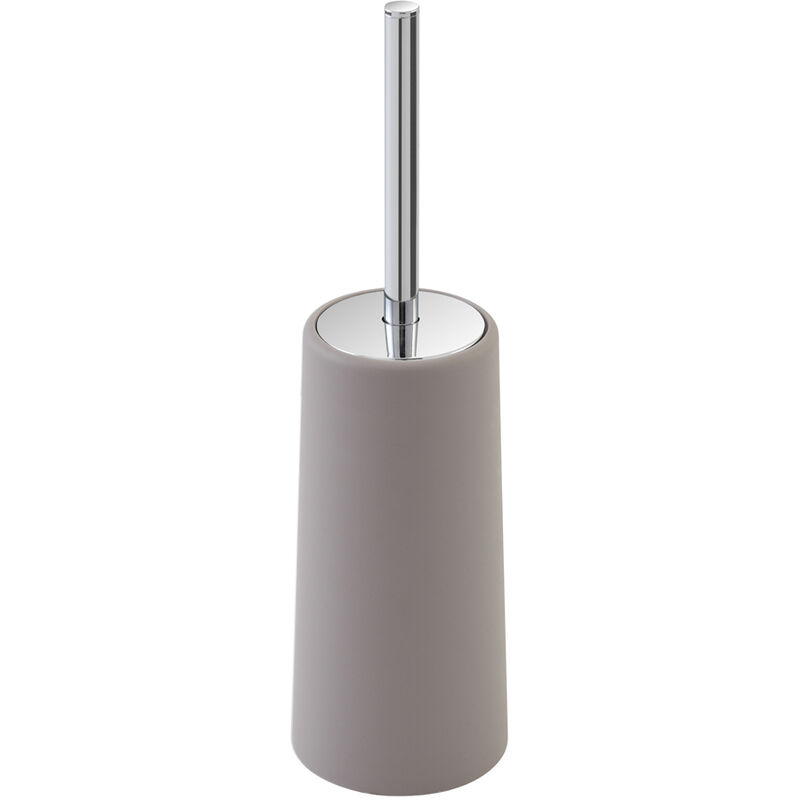 foto del prodotto porta scopino bagno portascopino capri plastica bianco tortora grigio feridras bianco 