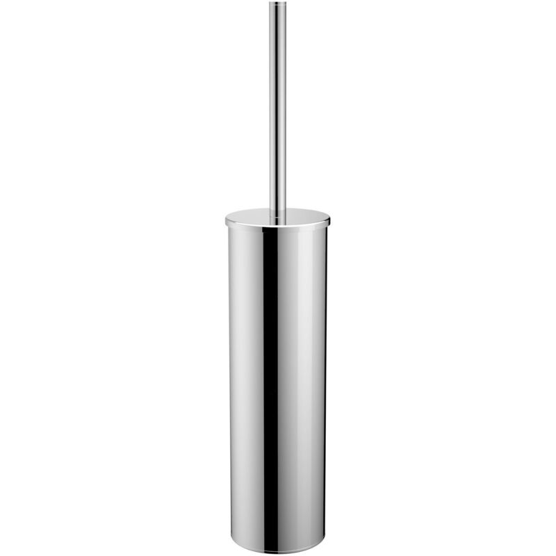 foto del prodotto porta scopino da terra cromo in ottone cromato mod. suite metaform
