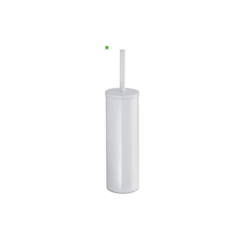 foto del prodotto porta scopino da terra gedy serie genziana bianco