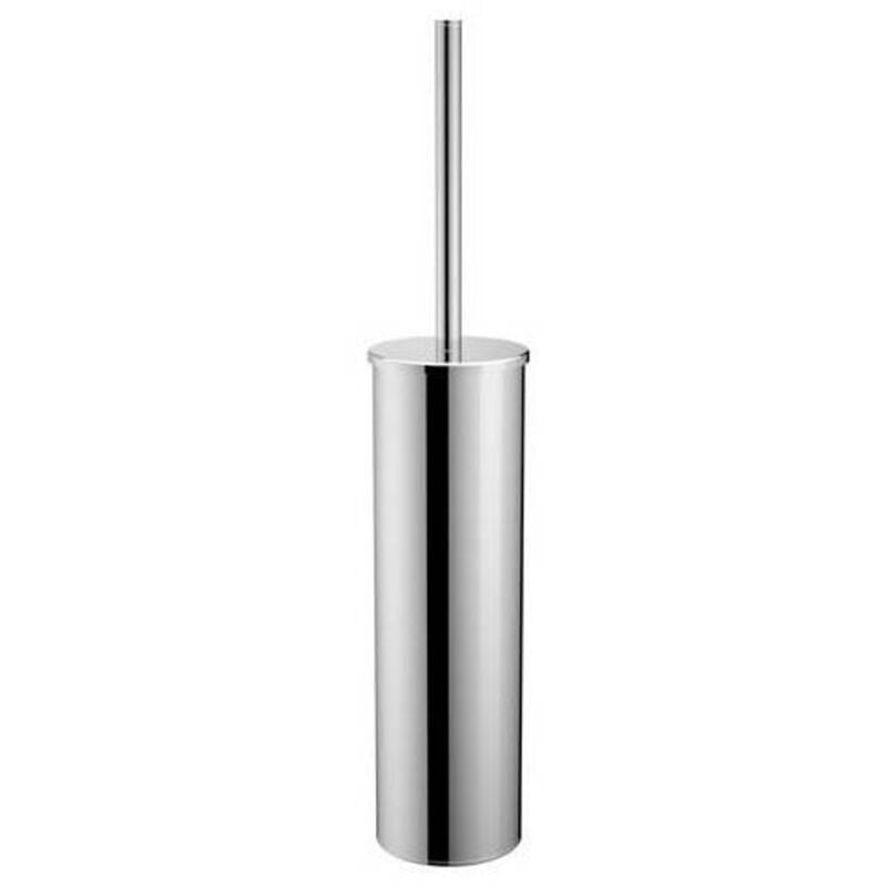 foto del prodotto porta scopino da terra mod. hotel maison cromo cm 7,6 x h.39,5 x 7,6