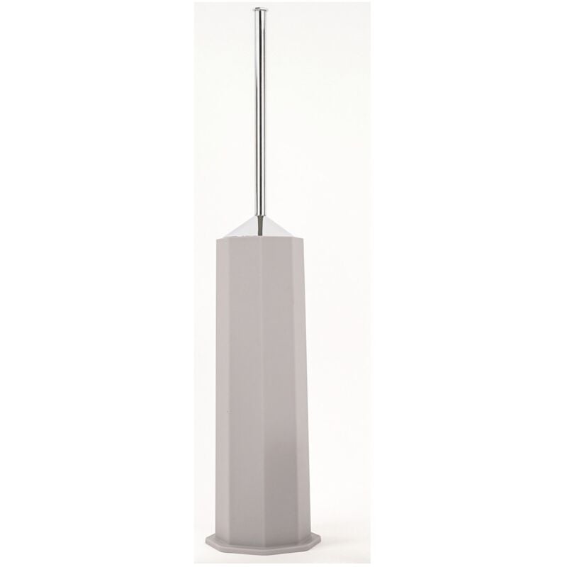 foto del prodotto porta scopino da terra wc toilette bagno grigio mod. otto