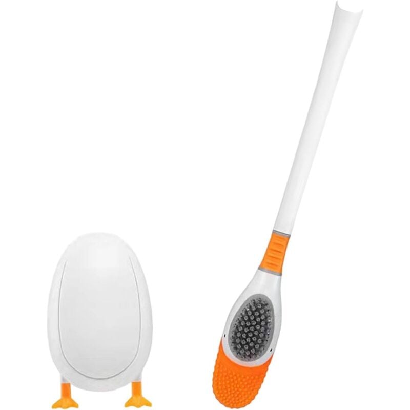 foto del prodotto porta scopino per wc, pulizia profonda, flessibile, bello e pratico strumento per la pulizia del bagno, detergente, spazzola