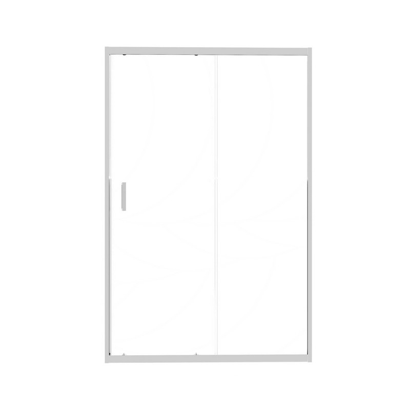 foto del prodotto porta scorrevole 118 122x185h 4mm cromato volta