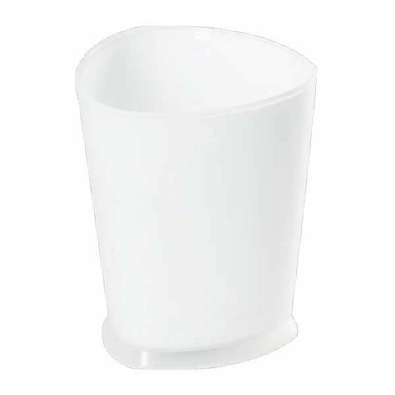 foto del prodotto porta spazzolini bagno in plastica colorata bicchiere denti ra metaform colore bianco