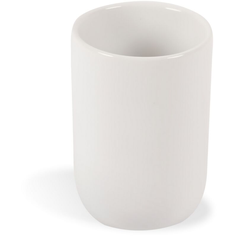 foto del prodotto porta spazzolini da appoggio bianco in ceramica mod. sophie metaform