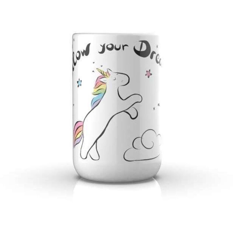 foto del prodotto porta spazzolini da appoggio bianco in ceramica mod. unicorn - metaform