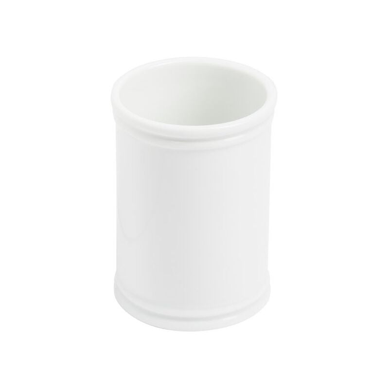 foto del prodotto porta spazzolini da appoggio bianco in porcellana mod. impero metaform
