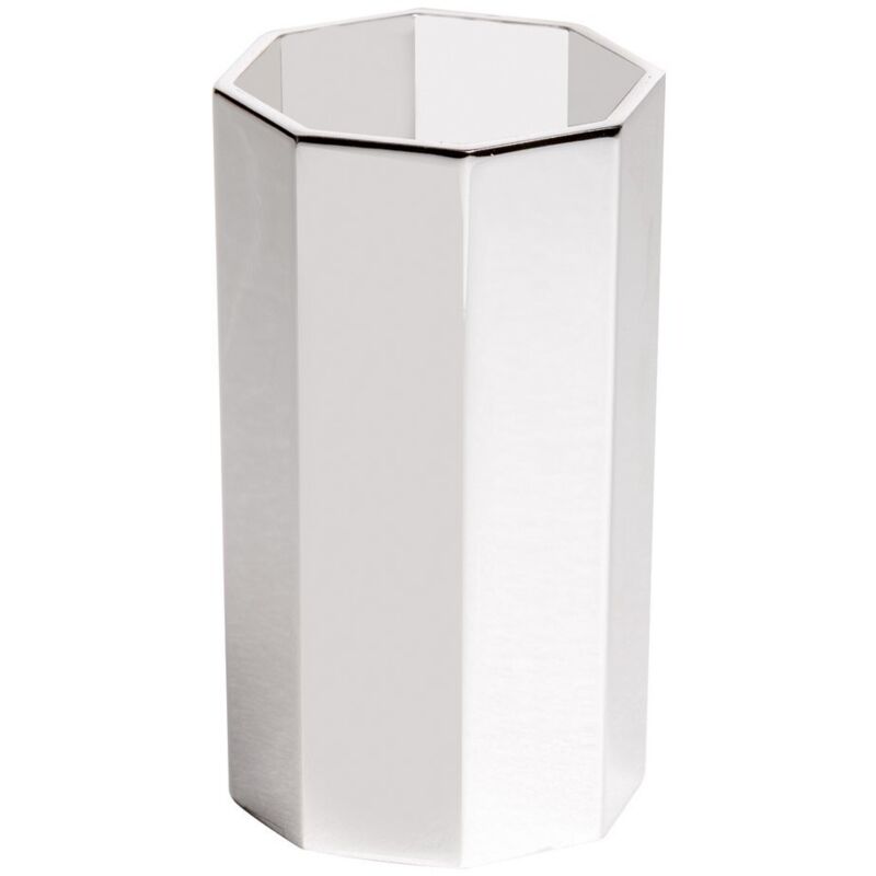 foto del prodotto porta spazzolini da appoggio cromo bicchiere mod. otto