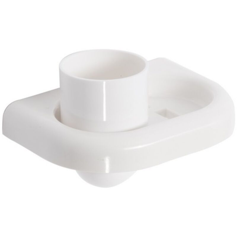foto del prodotto porta spazzolini da parete bianco in termoindurente e abs mod. linea metaform