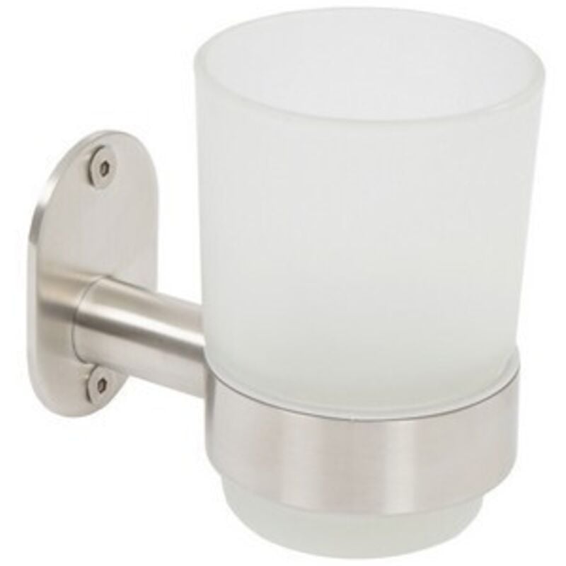 foto del prodotto porta spazzolini mod. blizz spazzolato spazzolato cm 6,8xh.9,6x10,5