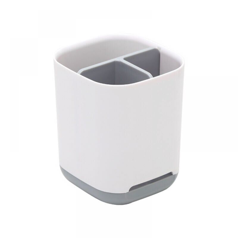 foto del prodotto porta spazzolino rimovibile in plastica organizer per spazzolino elettrico antiscivolo per famiglia, bambini grigio