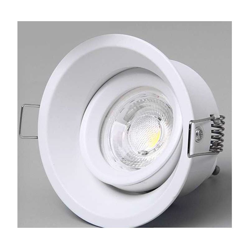 foto del prodotto porta spot antiriflesso bianco 92mm mr16