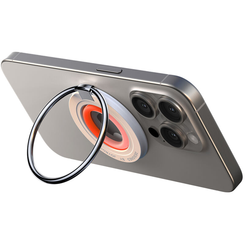 foto del prodotto porta telefono ad anello magnetico magsafe, arancione