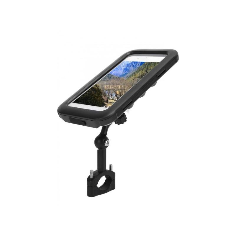 foto del prodotto porta telefono cellulare bici moto scooter impermeabile touch screen 21a116