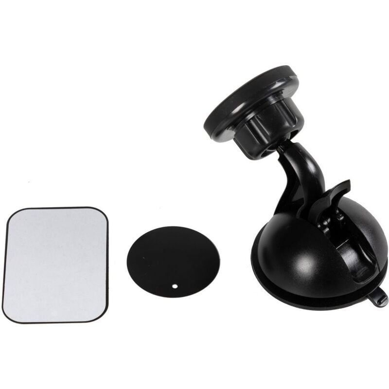 foto del prodotto porta telefono per auto planet, universale e magnetico con calamite, regolabile 360 gradi nero