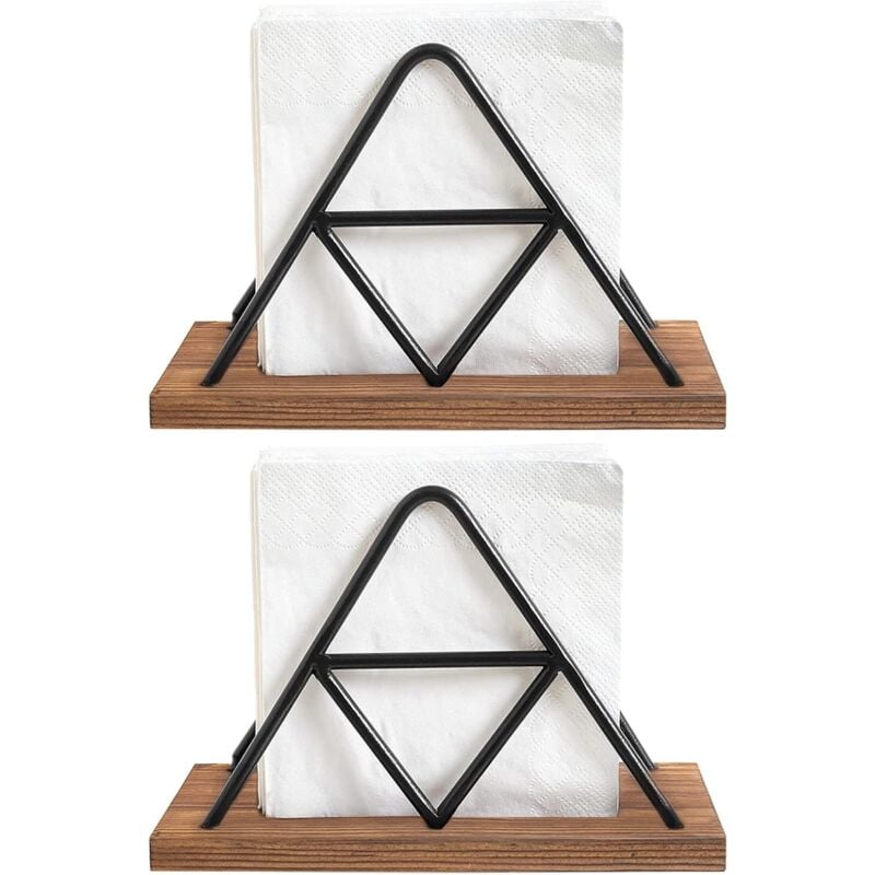 foto del prodotto porta tovaglioli, 2 pezzi porta tovaglioli di carta porta tovaglioli da tavolo supporto in metallo dispenser porta tovaglioli per cucina per tavolo